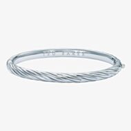 Ted Baker MELISSA Silver Tone Plated Twist Bangle TBJ4185-01-03