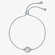 Ted Baker SOLETA Solitaire Sparkle Silver Tone & Crystal Adjustable Bracelet TBJ3699-01-02