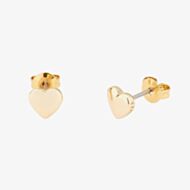 Ted Baker Harly Gold Finish Tiny Heart Stud Earrings TBJ872-02-03