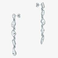 Ted Baker JULIANNA Silver Tone Plated Multi Cut Crystal Drop Earrings TBJ4202-01-02
