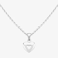 Fleur Kids Sterling Silver Heart Pendant Necklace ANP001304