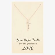 Sentiments The Greatest is Love Pendant 18139S