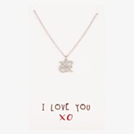 Sentiments I Love you Kisses and Hearts Pendant 14673