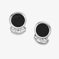 Deakin and Francis Round Onyx Cufflinks L0613X0001