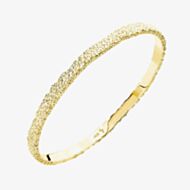 Lucy Quartermaine 18ct Gold Plated Hula Textured Bangle HBG1G