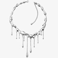 Lucy Quartermaine Silver Multi Drop Necklace DN1