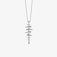 Lucy Quartermaine Sterling Silver Shard Pendant Necklace SHNL1