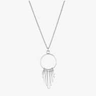 Lucy Quartermaine Sterling Silver Egyptian Temple Strand Pendant Necklace EP2