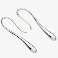 Lucy Quartermaine Silver Solid Dropper Earrings DER15