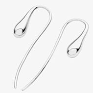 Lucy Quartermaine Silver Drop Hook Dropper Earrings DER35