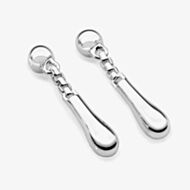 Lucy Quartermaine Sterling Silver Short Dropper Earrings DER3