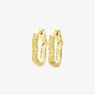 Lucy Quartermaine 18ct Gold Vermeil Hula Small Hoop Earrings HER2G
