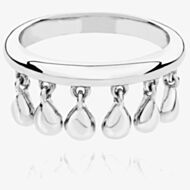 Lucy Quartermaine Silver Tear Drop Ring TDR1L Q