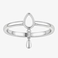 Lucy Quartermaine Petal Drop Ring PR6