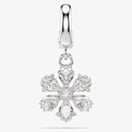Swarovski Idyllia Rhodium Plated Snowflake Charm 5755513