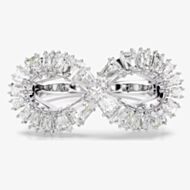 Swarovski Hyperbola Rhodium Plated Infinity Cocktail Ring 5679698
