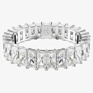 Swarovski Matrix Rhodium Plated Cubic Zirconia Full Eternity Ring 569341