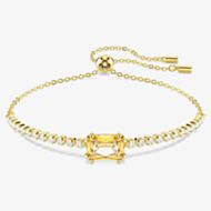 Swarovski Matrix Gold Tone Plated Caramel Zirconia Tennis Bracelet 5730699