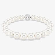 Swarovski Matrix Rhodium Plated White Crystal Pearl Bracelet 5747747
