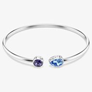 Swarovski Chroma Rhodium Plated Mixed Cut Crystal Bangle 5741780