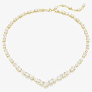 Swarovski Mesmera Gold Tone Plated Zirconia Necklace 5743826