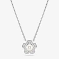 Swarovski Ariana Grande x Swarovski Crystal Pearl Flower Necklace 5755817