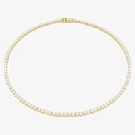Swarovski Matrix 18ct Yellow Gold Plated Tennis Necklace 5681795