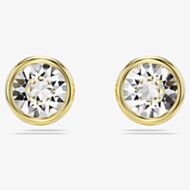 Swarovski Imber Gold Plated White Crystal Stud Earrings 5681552