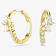 Swarovski Mesmera 18ct Gold Plated Hoop Earrings 5761975