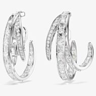 Swarovski Vienna Rhodium Plated Clip On Earrings 5756046