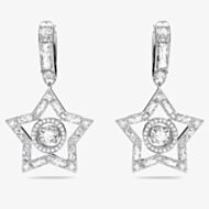 Swarovski Stella Crystal Star Dropper Earrings 5617767