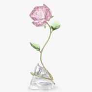 Swarovski Florere Rose Pink Flower Ornament 5666973