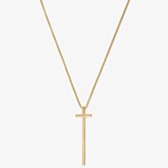 ALEX AND ANI Gold Plated Cross Adjustable Necklace PC17NCRG