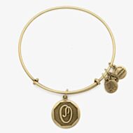 ALEX AND ANI Initial 'O' Charm Bangle A13EB14OG