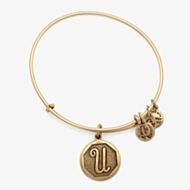 ALEX AND ANI Initial 'U' Charm Bangle A13EB14UG