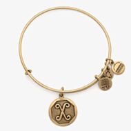 ALEX AND ANI Initial 'X' Charm Bangle A13EB14XG