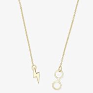 ALEX AND ANI Gold Plated Glasses Lariat Necklace AS18HP36G