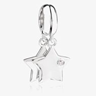 Rosa Lea Double Stars Dangle Charm AM-2THB002904