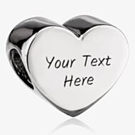 Rosa Lea Plain Heart Charm AM-2THB006104