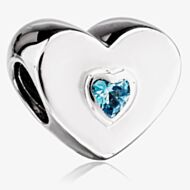 Rosa Lea Blue Heart Charm AM-2THB005704-Blue