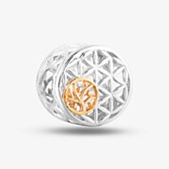 Rosa Lea Triangle Cut-Out Tree Of Life Charm AM-2THB016507