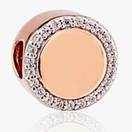 Rosa Lea Round Charm AM-2THB011706