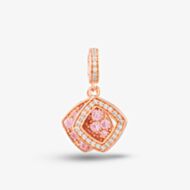 Rosa Lea 2 Square Dangle Charm AM-THB032206