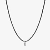 Buddha To Buddha Ketting George XS Black Rhodium Necklace 718BRS 60CM