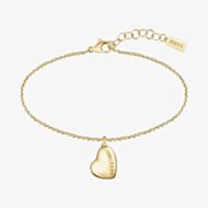 BOSS Honey Gold Plated Heart Bracelet 1580595