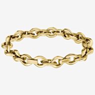 BOSS Fiora Gold Tone Oval Link Chain Bracelet 1580811