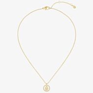 BOSS Double B Divine Gold Tone Pendant Necklace 1580837