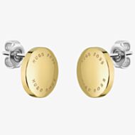 BOSS Medallion Gold-Tone Disc Stud Earrings 1580159