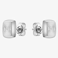 BOSS Yann Stainless-Steel Logo Square Stud Earrings 1580473