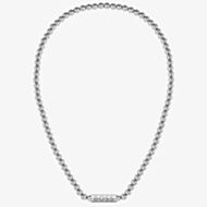 BOSS Beaded Sphere Logo Clasp Necklace 1580656